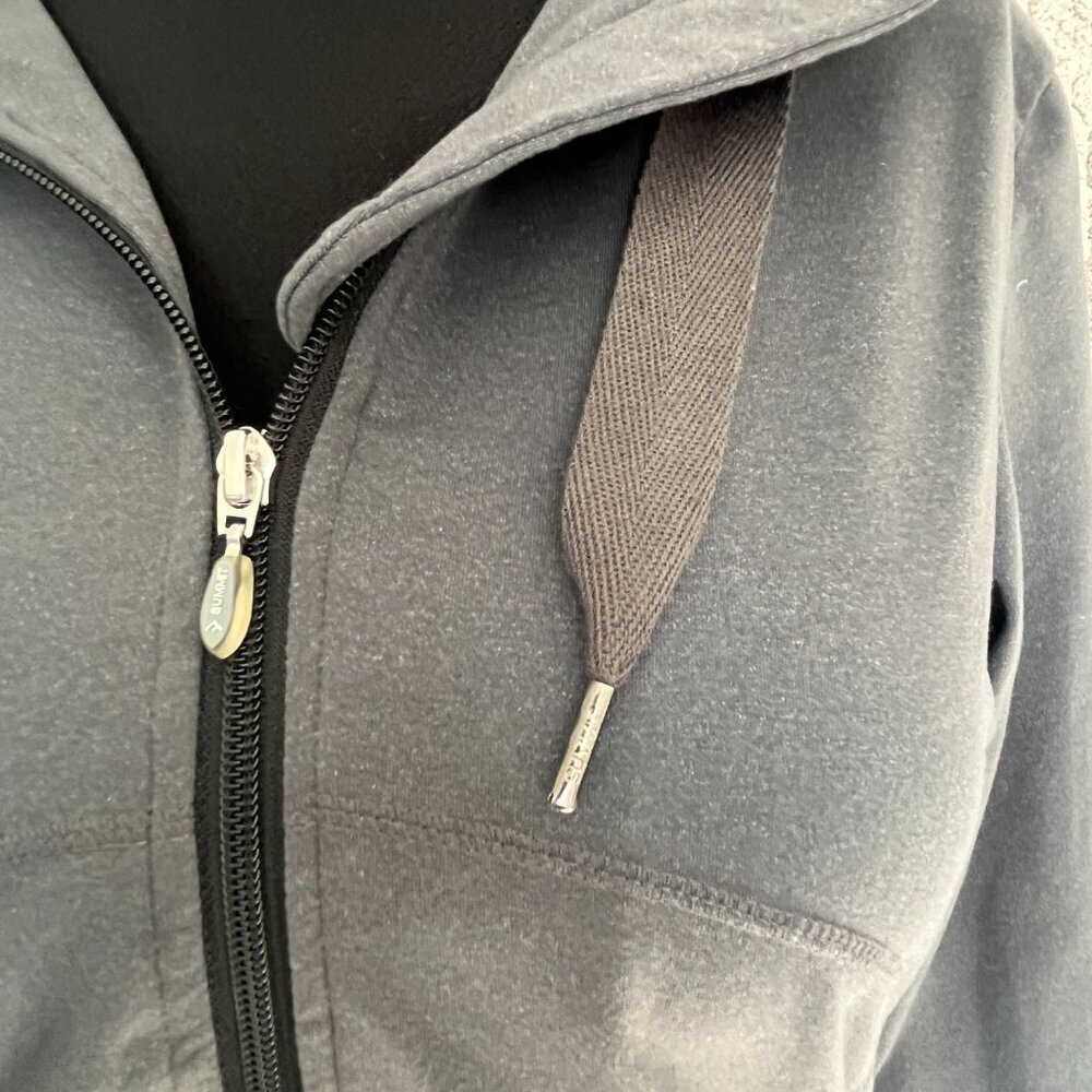 Summit Grey Zip-Up Hoodie Size Large - Picture 5 of 15